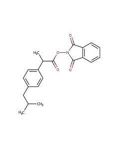 Astatech 1,3-DIOXO-2,3-DIHYDRO-1H-ISOINDOL-2-YL 2-[4-(2-METHYLPROPYL)PHENYL]PROPANOATE, 95.00% Purity, 0.25G